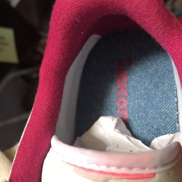 Like new in box Saucony Jazz Triple denim multi grey and burgundy sneaker 8 - Picture 9 of 9